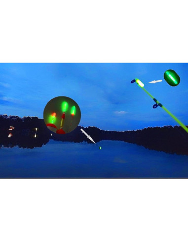 Palos de Luz para Pesca TRZLIFE 100pcs 3.81cm Alta Visibilidad