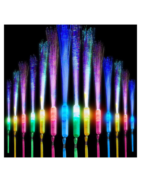 Paquete de 60 Varitas LED Brillantes Lewtemi Multicolor