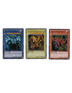 Conjunto 3 Cartas Dios Egipcio Ultra Raras Yu-Gi-Oh! 2002