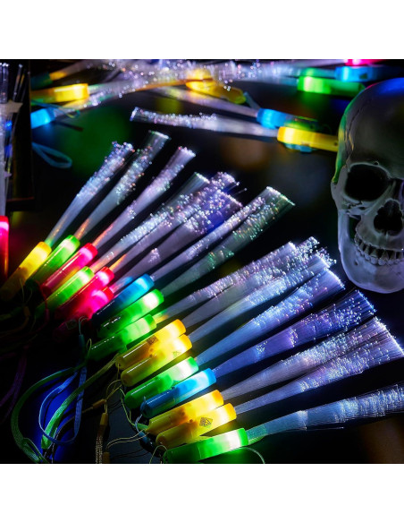 Paquete de 60 Varitas LED Brillantes Lewtemi Multicolor