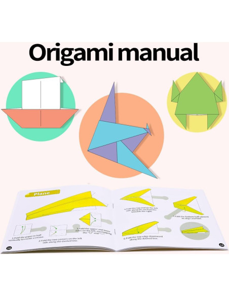 Kit de Papel de Origami GAGANIU 220 Hojas 15.24cm Doble Cara