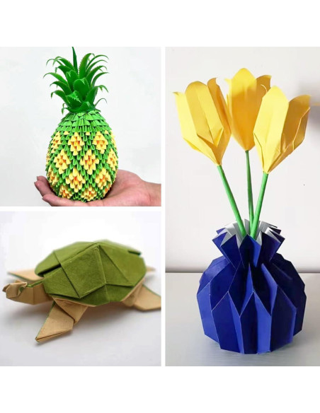 Kit de Papel de Origami GAGANIU 220 Hojas 15.24cm Doble Cara