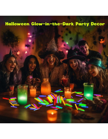 Palitos Brillantes Mini POPGIFTU 120 Pcs 5cm 6 Colores