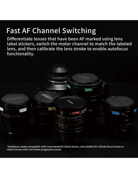 Motor de Autofoco LiDAR PDMOVIE PD-BTMP-S para Lentes DSLR