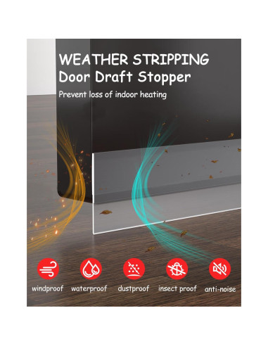 Burlete de Silicona Noabaco 5 cm x 6.1 m Aislante Blanco