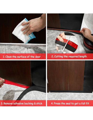 Burlete de Silicona Noabaco 5 cm x 6.1 m Aislante Blanco