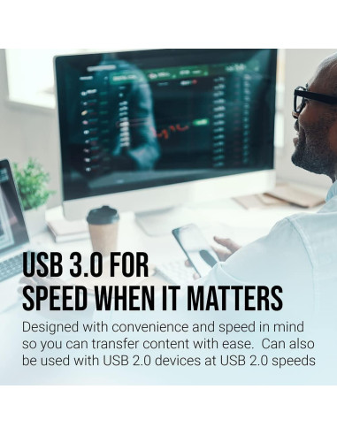 Unidad Flash PNY Turbo Attaché 3 USB 3.0 256GB Plata (Paquete de 2)