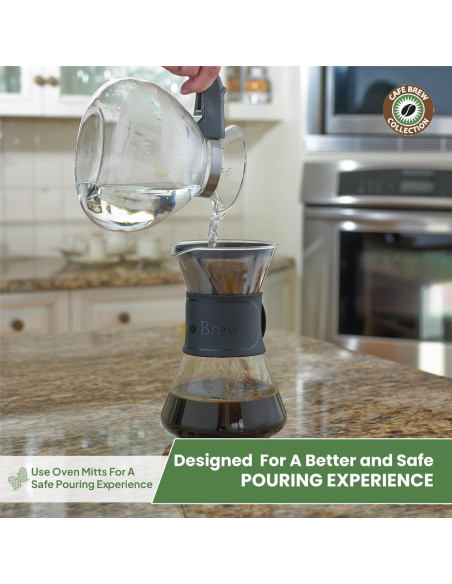 Hervidor de Té Silbante COLECCIÓN CAFÉS BREW 1.42L Vidrio