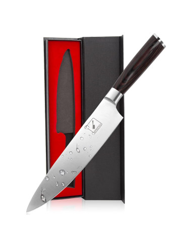Cuchillo de Chef imarku 20 cm Acero Inoxidable Alto Carbono