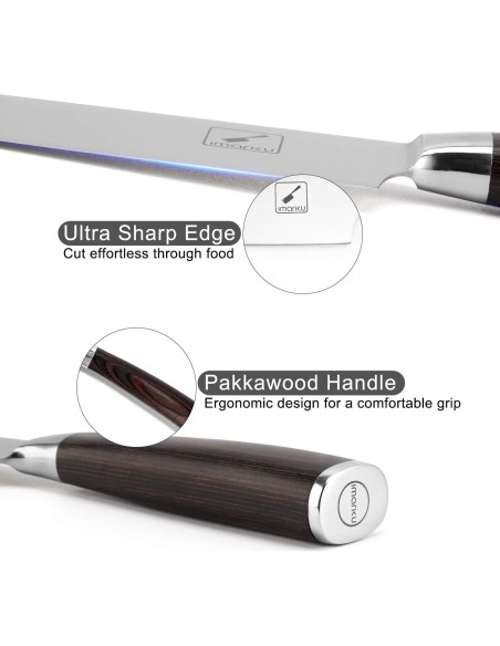 Cuchillo de Chef imarku 20 cm Acero Inoxidable Alto Carbono