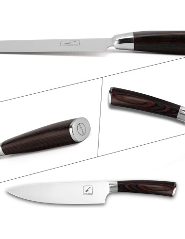 Cuchillo de Chef imarku 20 cm Acero Inoxidable Alto Carbono