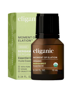 Aceite Esencial de Bergamota Orgánico Cliganic 9.8 ml Puro