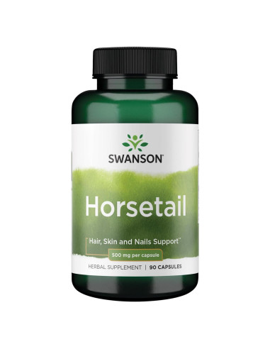 Suplemento Herbal Cola de Caballo Swanson 90 Cápsulas 500mg