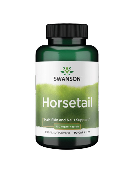 Suplemento Herbal Cola de Caballo Swanson 90 Cápsulas 500mg Suplemento Herbal Cola de Caballo Swanson 90 Cápsulas 500mg