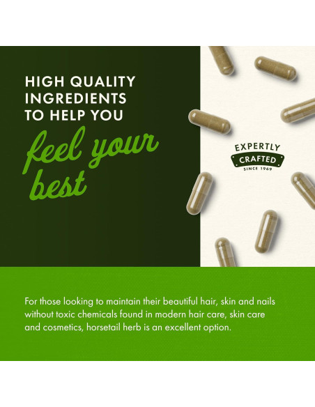 Suplemento Herbal Cola de Caballo Swanson 90 Cápsulas 500mg Suplemento Herbal Cola de Caballo Swanson 90 Cápsulas 500mg