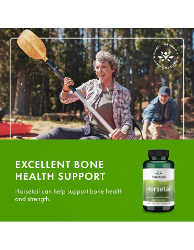 Suplemento Herbal Cola de Caballo Swanson 90 Cápsulas 500mg