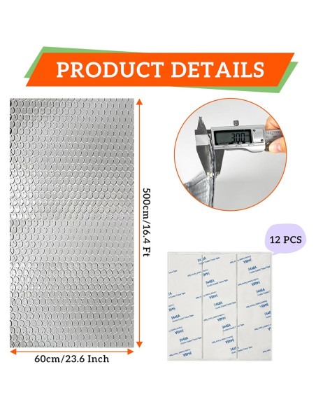Hoja de Aislamiento Reflectante Doble Cara Daomong 0.6x5m
