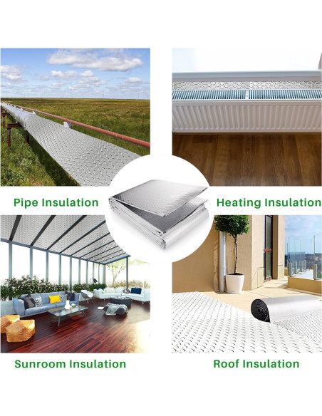 Hoja de Aislamiento Reflectante Doble Cara Daomong 0.6x5m