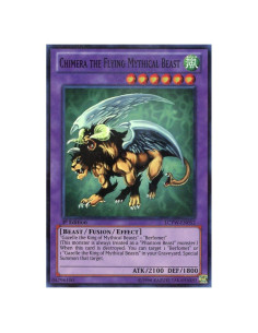 Carta Yu-Gi-Oh! Quimera Bestia Mítica Voladora 1ra Edición