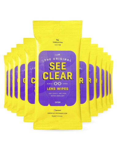 Toallitas de limpieza de lentes See Clear - 192 unidades