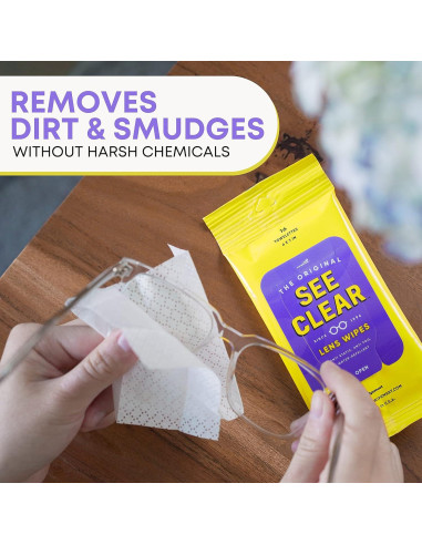 Toallitas de limpieza de lentes See Clear - 192 unidades