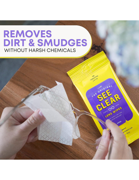 Toallitas de limpieza de lentes See Clear - 192 unidades