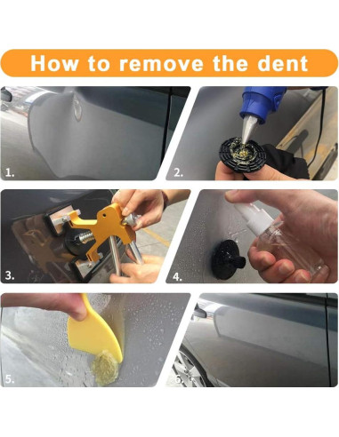 Extractor de Abolladuras Randalfy AR-01 - Kit Reparación 13 Piezas