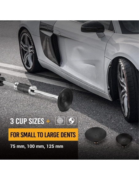 Extractor de Abolladuras Neumático EWK EB0258 3 Ventosas 75-125mm