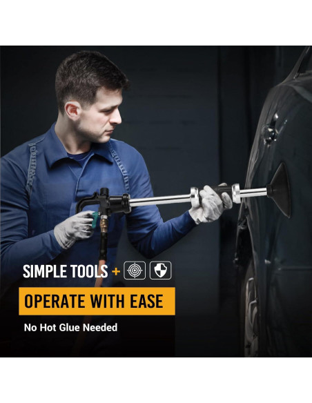 Extractor de Abolladuras Neumático EWK EB0258 3 Ventosas 75-125mm