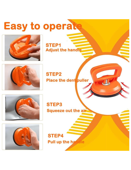 Extractor de Abolladuras JinRui-T XP-01, Paquete de 3 Unidades Extractor de Abolladuras JinRui-T XP-01, Paquete de 3 Unidades