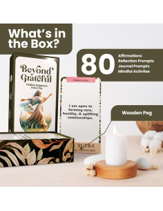 Tarjetas de Afirmación Diarias Life Sutra - 80 Tarjetas para Salud Mental 2