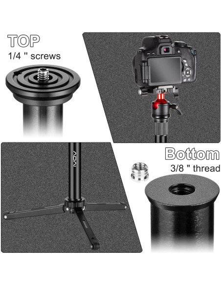 Barra de Extensión de Aluminio ADAI Gimbal 18.8-31.6 cm para Estabilizadores