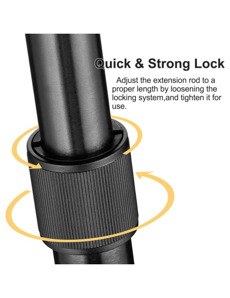 Barra de Extensión de Aluminio ADAI Gimbal 18.8-31.6 cm para Estabilizadores