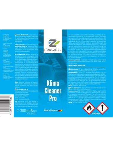 Limpiador de Aire Acondicionado nextzett 96110515 295 ml