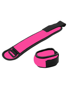 Pesas de Tobillo y Muñeca Vaupan 0.5 kg Rosa Ajustables