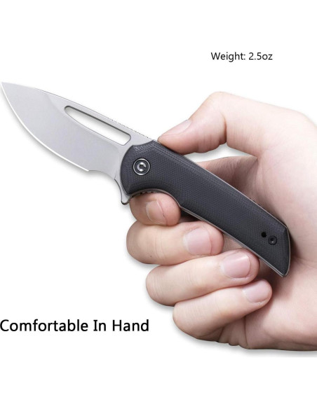 Cuchillo Plegable CIVIVI Odium 6.73 cm D2 Negro G10