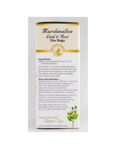 Té de Malvavisco Orgánico Celebración Herbals 24 Bolsas 0.01 kg