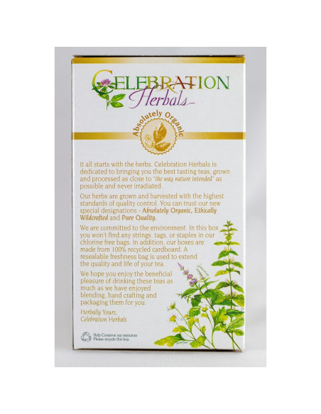 Té de Malvavisco Orgánico Celebración Herbals 24 Bolsas 0.01 kg