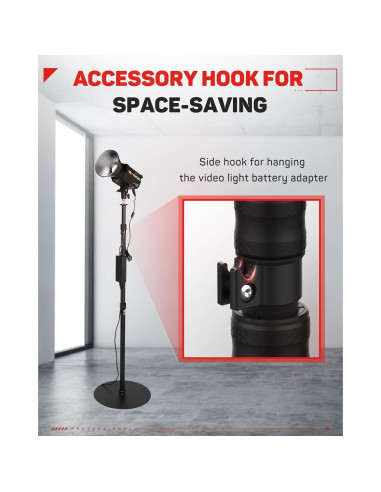 Monopod de Aluminio Ajustable IFOOTAGE 79" Paquete de 2