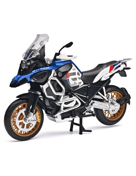 Modelo de Motocicleta Diecast RZAPE 1:12 Azul para Niños Modelo de Motocicleta Diecast RZAPE 1:12 Azul para Niños