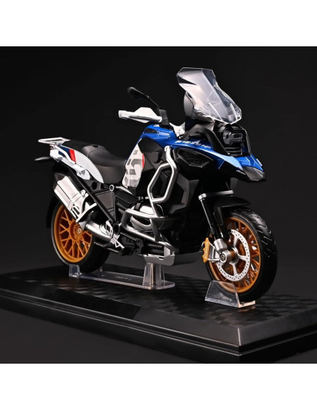 Modelo de Motocicleta Diecast RZAPE 1:12 Azul para Niños Modelo de Motocicleta Diecast RZAPE 1:12 Azul para Niños