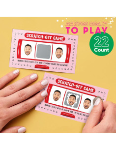 Tarjetas de Rascar Big Dot of Happiness - Suerte en el Amor - 22 Unidades 2