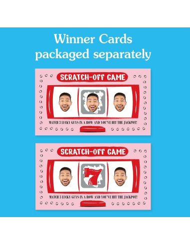 Tarjetas de Rascar Big Dot of Happiness - Suerte en el Amor - 22 Unidades