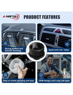 Motor del Ventilador A/C A-NAFTULY para Chevy/GMC 2003-2011 2