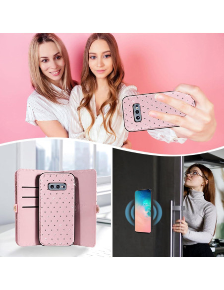 Funda Cartera Asuwish para Samsung Galaxy S10e con Protector Funda Cartera Asuwish para Samsung Galaxy S10e con Protector
