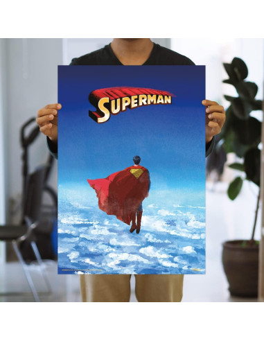 Arte de Pared MightyPrint Superman 43.2x61 cm - DC Comics
