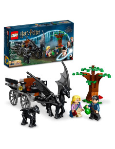 LEGO Harry Potter Carruaje de Hogwarts y Thestrals 76400 - Juguete de Construcción 121 Piezas