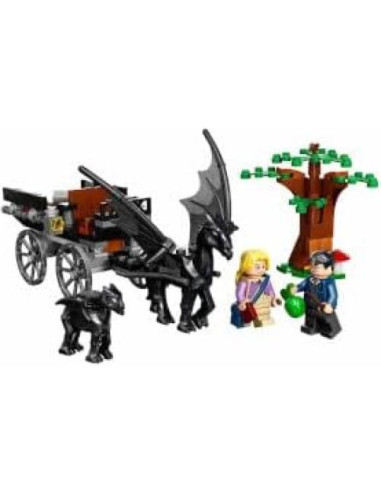 LEGO Harry Potter Carruaje de Hogwarts y Thestrals 76400 - Juguete de Construcción 121 Piezas