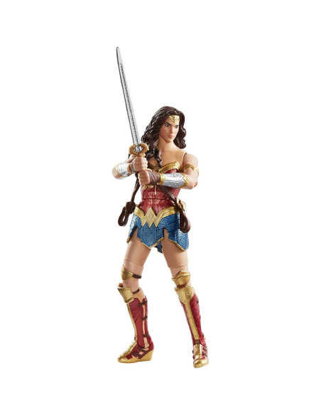 Figura de Wonder Woman 15.24 cm Mattel con accesorios