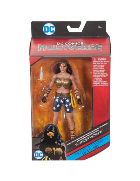 Figura de Wonder Woman 15.24 cm Mattel con accesorios